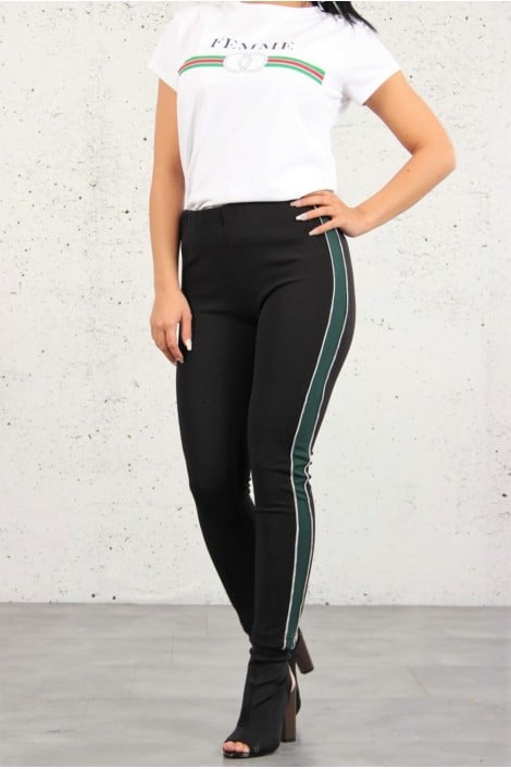 Legging à bandes
