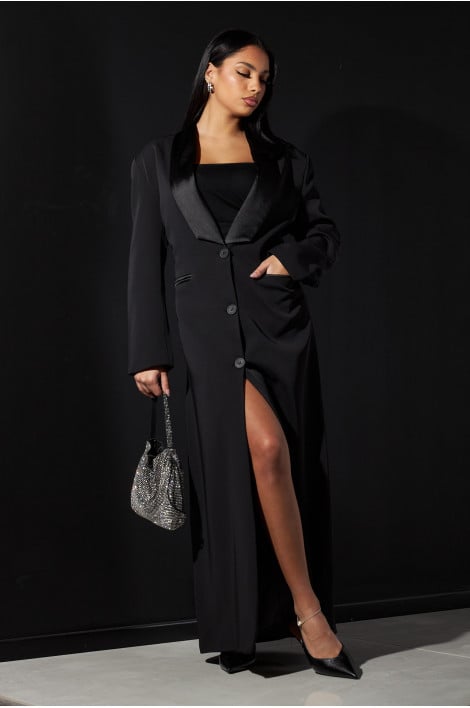 Blazer long noir