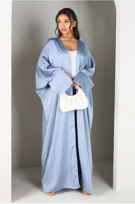 Kimono à strass bleu