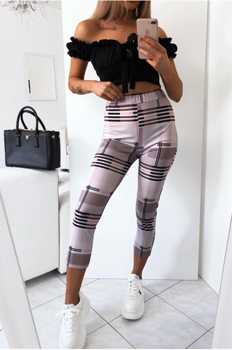 Pantalon à carreaux